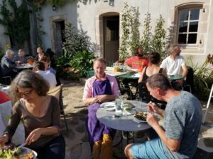 La pizza partie d'Octobre 2022 sur la terrasse du Relais